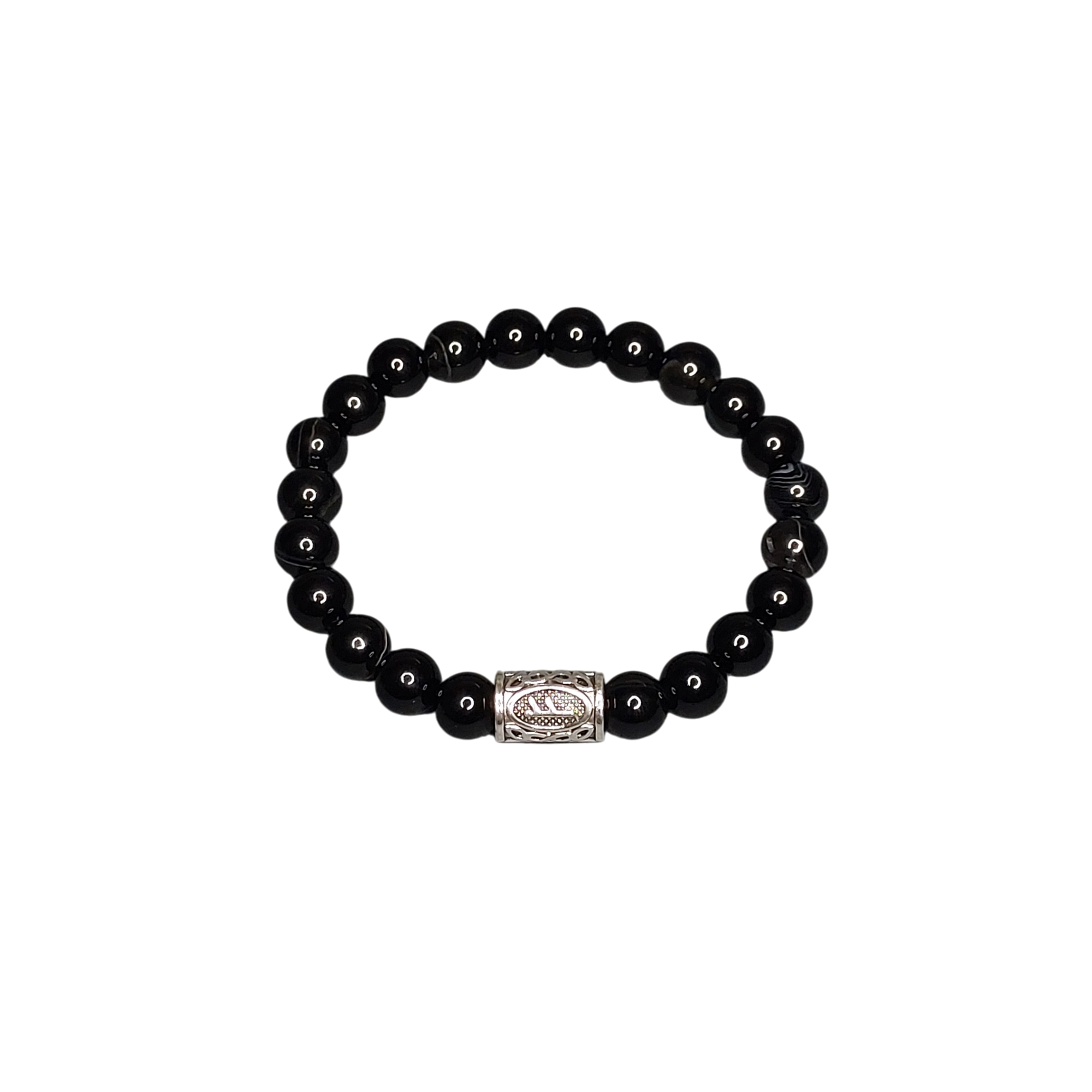 Фінансовий рунічний браслет з агатом